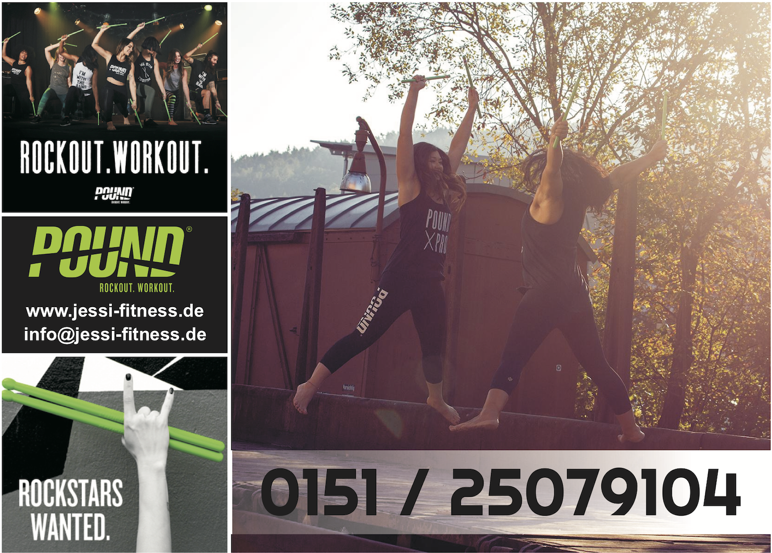 POUND.ROCKOUT.WORKOUT. mit Jessi